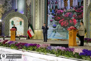 مراسم تحویل سال 1402 در حرم مطهر رضوی - 3