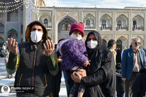 تشرف کاروان زیارت اولی بیماران خاص استان کرمان به حرم مطهر رضوی