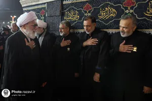 آیین خطبه&zwnj;خوانی شب شهادت امام رضا علیه&zwnj;السلام در حرم مطهر رضوی-1