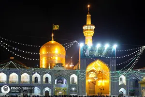 حال و هوای حرم مطهر رضوی در شب میلاد امام محمدباقر(علیه&zwnj;السلام)