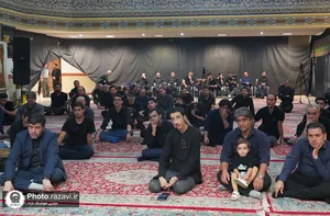 عزاداری تاسوعای حسینی در دبیرستان علوم و معارف اسلامی امام رضا علیه السلام