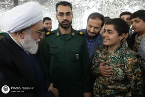 دیدار فعالان بسیج دانش&zwnj;آموزی شهرستان مشهد با تولیت آستان قدس رضوی