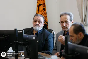 دیدار جمعی از پیشکسوتان رسانه با مدیر عالی حرم مطهر رضوی