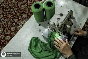افتتاح کارگاه دوخت لباس شیرخوارگان حسینی