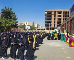 دخترانه‌های امام همام در البرز/ اشک‌هایی که دل‌ها را از راه دور زائر حریم امن خراسان کرد