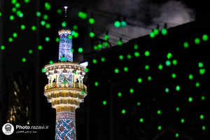 حال و هوای حرم مطهر رضوی در شب ولادت حضرت زهرا سلام الله علیها