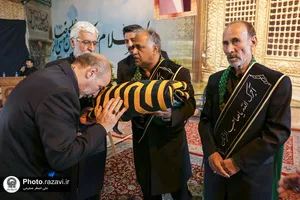 راه&zwnj;اندازی موکب کفشداران حرم مطهر رضوی در ملک آباد