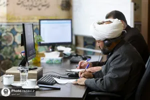 حضور جانشین معاون تبلیغات اسلامی حرم مطهر رضوی در سامانه 138