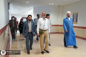 بازدید جمعی از مدیران و معلمان مدارس هندوستان از دبیرستان علوم و معارف اسلامی امام رضا (ع)