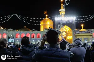 مراسم احیا شب بیست و یکم ماه مبارک رمضان در حرم مطهر رضوی - 2