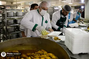 افطاری ماه مبارک رمضان در مهمانسرای حضرت