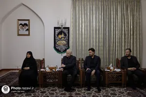 دیدار وزرای امور خارجه و راه و شهرسازی با تولیت آستان قدس رضوی
