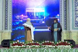 اجرای نمایش آئینی «نوید نور» در حرم مطهر رضوی
