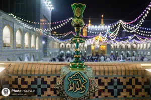 ضبط برنامه تلویزیونی شب یلدا در حرم مطهر رضوی