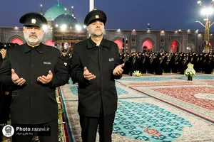 آیین خطبه&zwnj;خوانی شب عاشورای حسینی در حرم مطهر رضوی -1