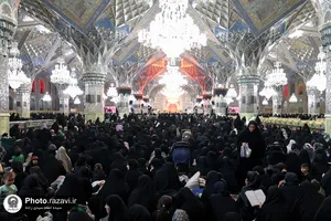 آیین معنوی &laquo;شیرخوارگان حسینی&raquo; در حرم مطهر رضوی