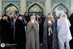 اقامه نماز عید سعید فطر در حرم مطهر رضوی - 2
