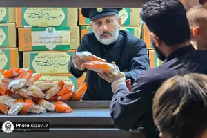 موکب آستان قدس رضوی در نجف اشرف