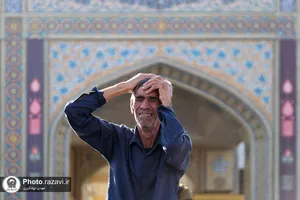 عزاداری خدام در روز شهادت امام رضا علیه السلام