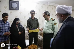 دیدار تولیت آستان قدس رضوی با خانواده شهدا و جانبازان