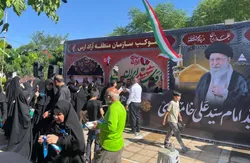 مشهد در سوگ رهبر شهید انقلاب؛ وقتی هر موکب، خانه‌ای برای دلدادگان ولایت شد