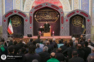 عزاداری روز اربعین حسینی در حرم مطهر رضوی