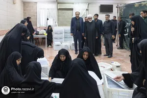 بازدید تولیت آستان قدس رضوی از موکب بنیاد کرامت