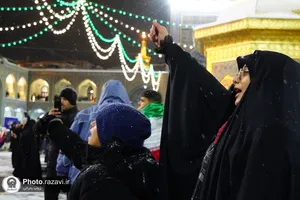 گلبانگ الله اکبر در حرم مطهر رضوی
