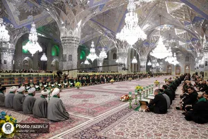 مراسم خطبه خوانی صبح میلاد امام رضا علیه&zwnj;السلام