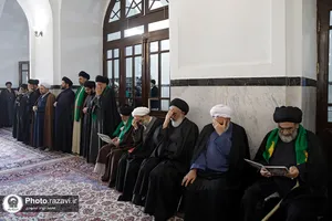مراسم ترحیم حجت الاسلام والمسلمین سید جعفر طباطبایی در حرم مطهر رضوی