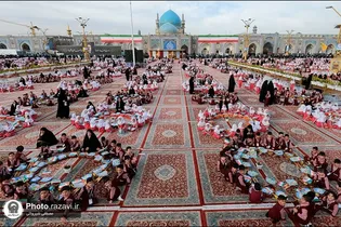 ملائکة الرحمة في حرم إمام الرحمة