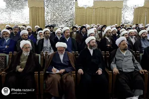 مراسم گرامیداشت یاد شهید مطهری و نکوداشت اساتید حوزه علمیه خراسان