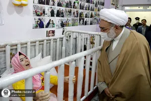 بازدید تولیت آستان قدس رضوی از موسسه توانبخشی همدم