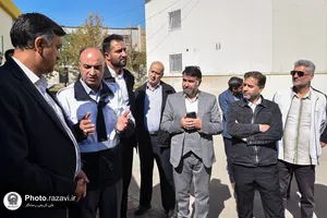 بازدید خدام حرم مطهر رضوی از پایگاه&zwnj;های مدیریت بحران شهرداری مشهد
