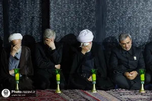 آئین خطبه&zwnj;خوانی شب عاشورا در حرم مطهر رضوی-1
