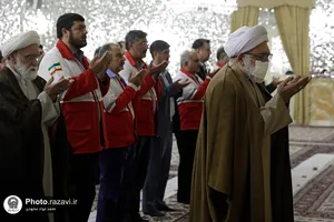 دیدار مدیران جمعیت هلال احمر کشور با تولیت آستان قدس رضوی