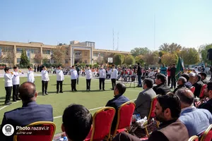 آیین افتتاحیه استانی المپیاد ورزشی درون مدرسه&zwnj;ای خراسان رضوی