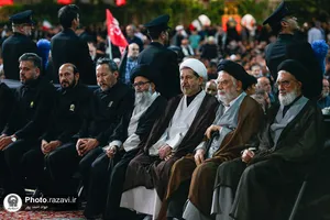 دومین شب مراسم بزرگداشت رهبر شهید انقلاب اسلامی از سوی رهبر معظم انقلاب