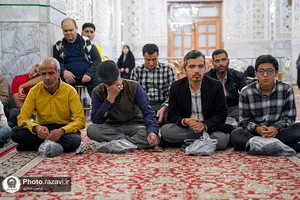 تشرف جمعی از روشن&zwnj;دلان به حرم مطهر رضوی