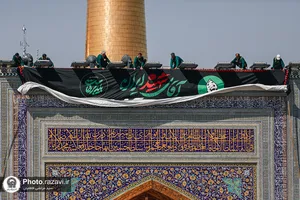 آماده&zwnj;سازی حرم مطهر رضوی در آستانه تشییع رهبر شهید انقلاب