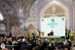 گرامیداشت سید مقاومت در حرم مطهر رضوی