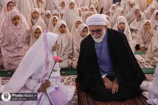 گزارش حال و هوای دختر بچه های مشهدی در جشن تکلیف حرم مطهر رضوی