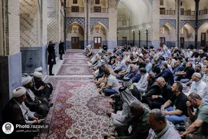 تشرف موکب داران سامرا به حرم مطهر رضوی