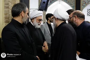 مراسم عزاداری روز شهادت امام صادق(علیه&zwnj;السلام) در حرم مطهر رضوی