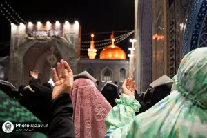 مراسم احیا شب بیست و سوم ماه مبارک رمضان در حرم مطهر رضوی - 3