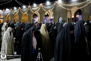 آخرین نماز جماعت سال 1401 در حرم مطهر رضوی