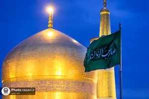 حال و هوای حرم مطهر رضوی در شب نیمه شعبان