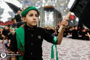 اجتماع دانش آموزی &laquo;احلی من العسل&raquo; در حرم مطهر رضوی