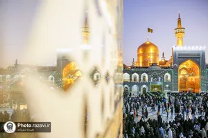 شب میلاد امام حسن عسکری(علیه&zwnj;السلام) در حرم مطهر رضوی