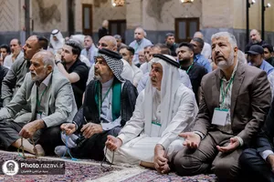 تشرف موکب داران سامرا به حرم مطهر رضوی